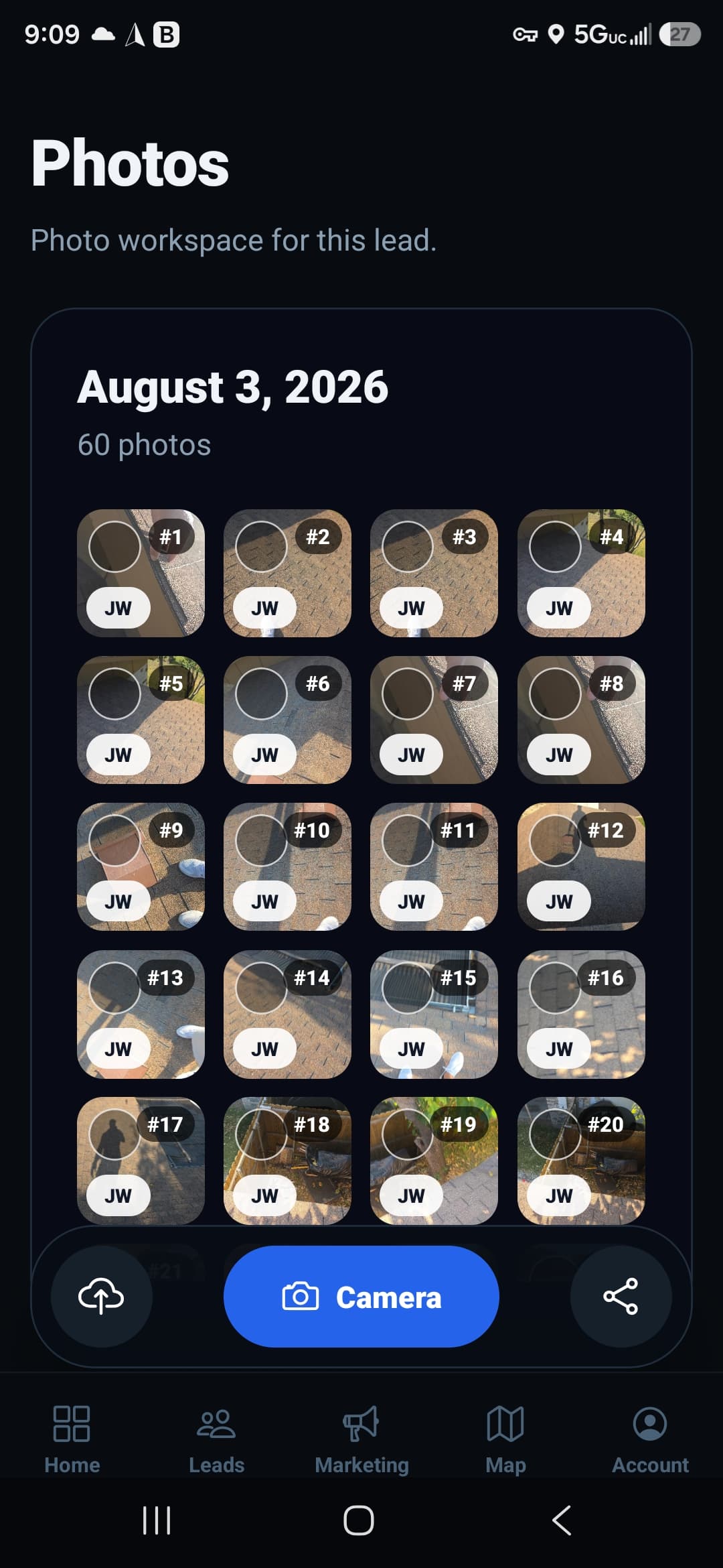 CrewLogik Project Camera preview